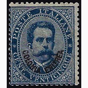 1893 - 25 cent. Umberto I (6), gomma ... 