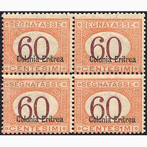 SEGNATASSE 1926 - 60 cent. arancio e bruno, ... 