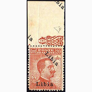 1918 - 20 cent. Michetti, doppia soprastampa ... 