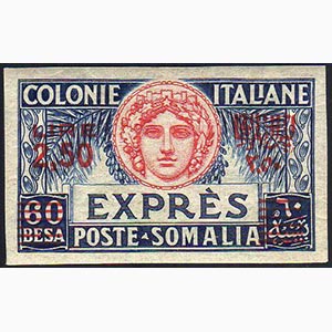 ESPRESSI 1926 - 2,50 lire su 60 b. azzurro e ... 