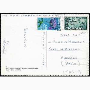 SOMALIA AFIS ESPRESSI 1956 - 40 cent. ... 