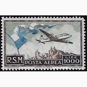 1951 - 1.000 lire Bandiera (99), gomma ... 