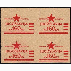 JUGOSLAVIA EM. PROVVISORIE CROAZIA 1945 - ... 