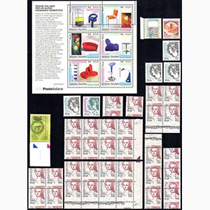 REPUBBLICA VARIETA 1980/2001 - Lotto di 42 ... 