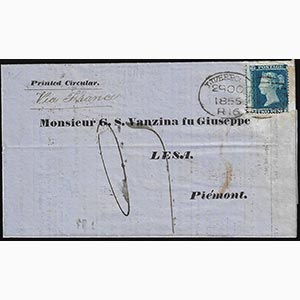 INCOMING MAIL GRAN BRETAGNA 1855 - 2 cent. ... 