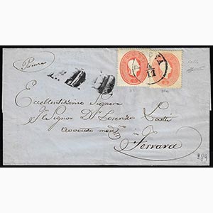 1862 - 5 soldi rosso, 5 soldi rosso chiaro ... 