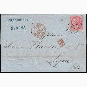 1865 - MARSIGLIA, 2240 punti piccoli con ... 