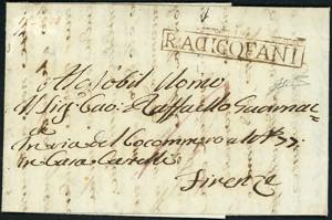 1808 - Lettera prefilatelica da Radicofani ... 