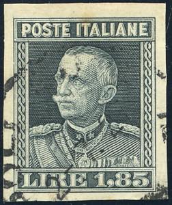 1927 - 1,85 lire Parmeggiani, non dentellato ... 
