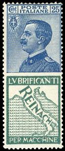 1924 - 25 cent. Reinach (7), gomma originale ... 