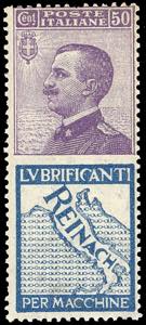 1924 - 50 cent. Reinach (14), gomma ... 