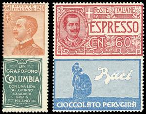 1925 - Non emessi, 20 cent. Columbia e 60 ... 
