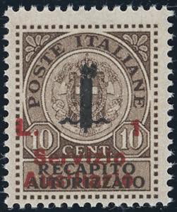 GUIDIZZOLO 1945 - 1 lira su 10 cent., non ... 