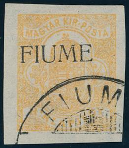 FIUME GIORNALI 1918 - 2 f. giallo limone ... 