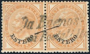 EMISSIONI GENERALI 1874 - 10 cent. De La ... 