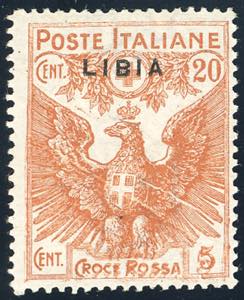 1916 - 2 + 5 cent. Croce Rossa (16), ... 