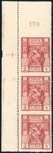 1924 - 2 lire Sibilla Libica, dent. 14, ... 