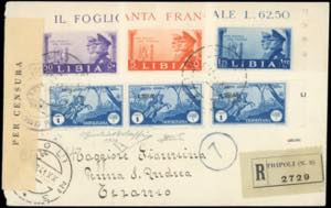 POSTA AEREA 1941 - 1 lira posta aerea, ... 