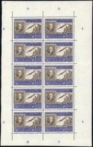 1947 - 100 lire Centenario primo francobollo ... 