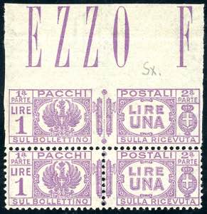 1927 - 1 lira fasci al centro, coppia ... 