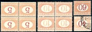 1890 - 5 cent. e 10 cent., blocchi di ... 