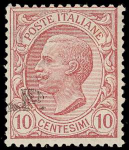 1923 - 10 cent. soprastampa solo P del III ... 