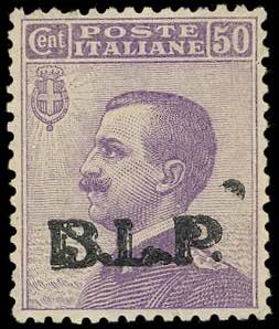 1923 - 50 cent. violetto Michetti, non ... 
