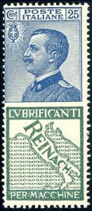 1924 - 25 cent. Reinach (7), gomma integra, ... 