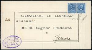 1944 - 5 cent. Imposta sullEntrata, marca ... 