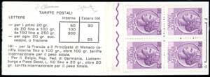 1970 - Libretto Poste Italiane, tiratura di ... 
