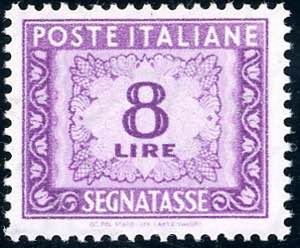 1955 - 8 lire, filigrana stelle (112), buona ... 