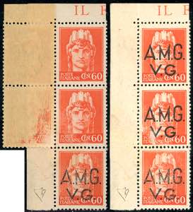 1945 - 60 cent. arancio Imperiale (7), ... 