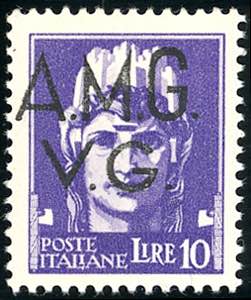 1945 - 10 lire Imperiale con fasci ... 