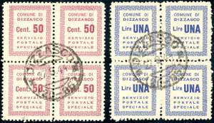DIZZASCO - 50 cent. e 1 lira (Unificato ... 