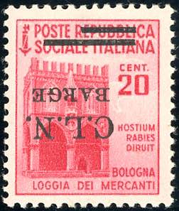 BARGE 1945 - 20 cent. Monumenti Distrutti, ... 