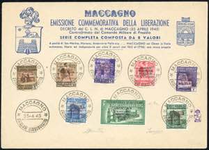 MACCAGNO 1945 - Monumenti Distrutti, serie ... 