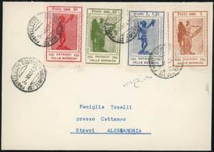 VALLE BORMIDA 1945 - 5 cent., 20 cent., 25 ... 