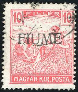 FIUME 1918 - 10 f. carminio Mietitori, ... 