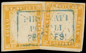 ALESSANDRIA DEGITTO 1863 - 80 cent. IV ... 