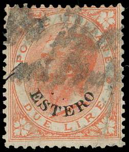 BUENOS AIRES 1874 -  2 lire De La Rue ... 