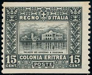 1928 - 15 cent. Soggetti africani, non ... 