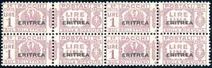 PACCHI POSTALI 1936 - 1 lira lilla ... 