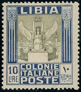 1921 - 10 lire Pittorica, con filigrana ... 