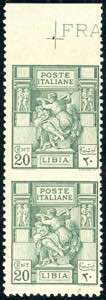 1926 - 20 cent. Sibilla Libica, dent. 11, ... 