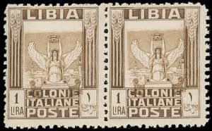 1926 - 1 lira Pittorica, centro spostato ( ... 