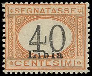 SEGNATASSE 1925 - 40 cent., cifre in nero ... 