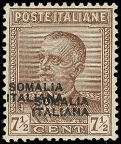 1928 - 7 1/2 cent. Parmeggiani, doppia ... 