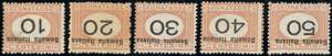 SEGNATASSE 1926 - Cifre nere e moneta ... 