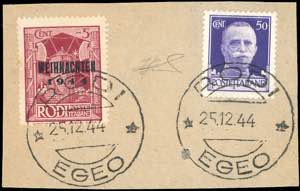 OCCUPAZIONE TEDESCA EGEO 1944 - 5 cent. ... 