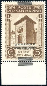 1943 - 5 cent. Governo Provvisorio, ... 